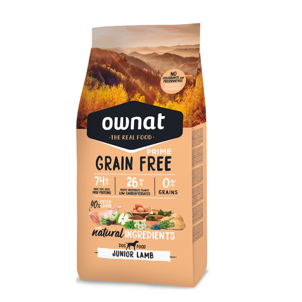 Ownat Grain Free Prime Junior Lamb (Perro)